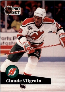 Hokejová karta Claude Vilgrain ProSet 1991-92 S2 řadová č. 425