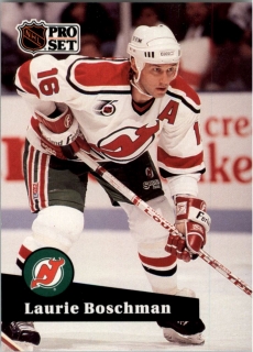 Hokejová karta Laurie Boschman ProSet 1991-92 S2 řadová č. 426