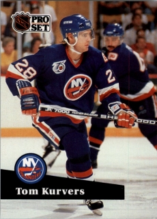 Hokejová karta Tom Kurvers ProSet 1991-92 S2 řadová č. 428
