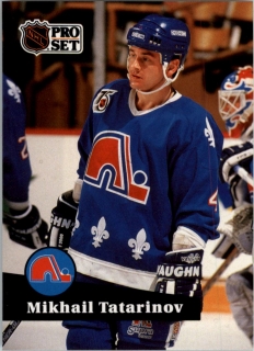 Hokejová karta Mikhail Tatarinov ProSet 1991-92 S2 řadová č. 462