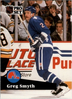 Hokejová karta Greg Smyth ProSet 1991-92 S2 řadová č. 465