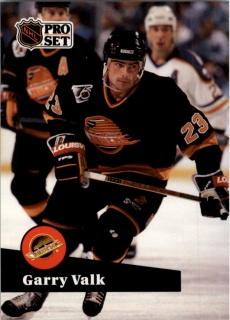 Hokejová karta Garry Valk ProSet 1991-92 S2 řadová č. 499