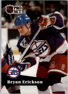 Hokejová karta Bryan Erickson ProSet 1991-92 S2 řadová č. 516