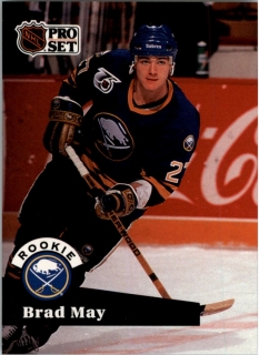 Hokejová karta Brad May ProSet 1991-92 S2 Rookie č. 523