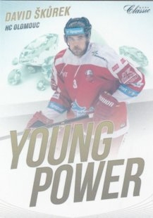 hokejová karta David Škůrek  OFS 2016-17 s I Young Power 