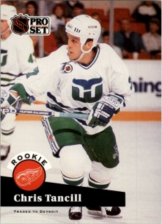 Hokejová karta Chris Tancill ProSet 1991-92 S2 Rookie č. 539