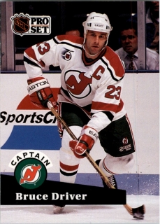 Hokejová karta Bruce Driver ProSet 1991-92 S2 Captain č. 577