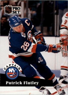 Hokejová karta Patrick Flatley ProSet 1991-92 S2 Captain č. 576