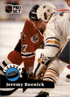 Hokejová karta Jeremy Roenick ProSet 1991-92 S2 Leader č. 605
