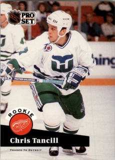 Hokejová karta Chris Tancill ProSet 1991-92 S2 Rookie č. 539
