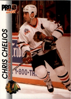 Hokejová karta Chris Chelios Proset 1992-93 č.34