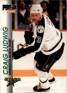 Hokejová karta Craig Ludwig Proset 1992-93 č.79