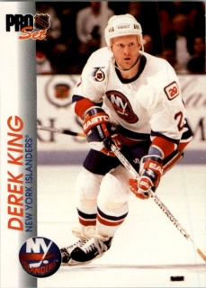 Hokejová karta Derek King Proset 1992-93 č.110