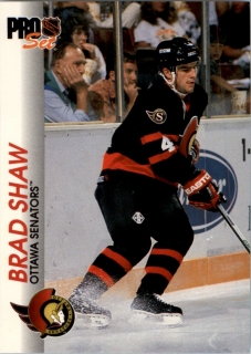 Hokejová karta Brad Shaw Proset 1992-93 č.124