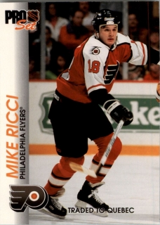Hokejová karta Mike Ricci Proset 1992-93 č.133