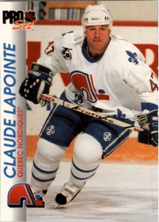 Hokejová karta Claude Lapointe Proset 1992-93 č.151