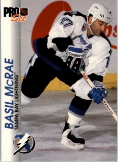 Hokejová karta Basil McRae Proset 1992-93 č.176