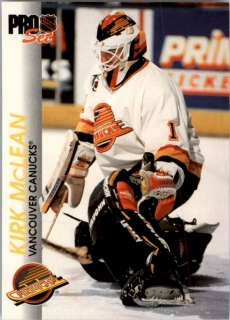 Hokejová karta Kirk McLean Proset 1992-93 č.193