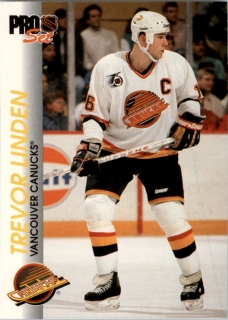 Hokejová karta Trevor Linden Proset 1992-93 č.197