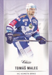 hokejová karta Tomáš Malec OFS 16-17 Purple