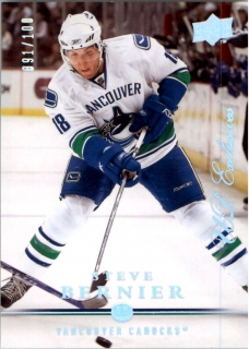 Hokejová karta Steve Bernier UD Series 2 2008-09 Exclusives /100 č. 439