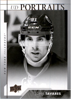 Hokejová karta John Tavares UD Series 1 2017-18 UD Portraits č. P-25