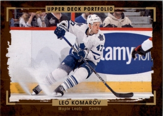 Hokejová karta Leo Komarov UD Portfolio 2015-16 č. 3