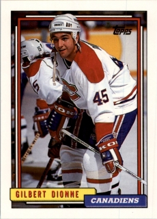 Hokejová karta Gilbert Dionne Topps 1992-93 řadová č. 19