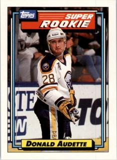 Hokejová karta Donald Audette Topps 1992-93 Rookie č. 12