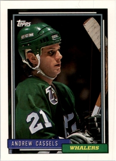 Hokejová karta Andrew Cassels Topps 1992-93 řadová č. 23