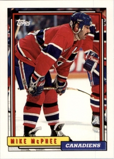 Hokejová karta Mike McPhee Topps 1992-93 řadová č. 45