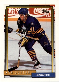 Hokejová karta Ken Sutton Topps 1992-93 řadová č. 59