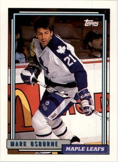 Hokejová karta Mark Osborne Topps 1992-93 řadová č. 77