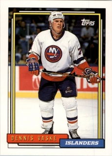 Hokejová karta Dennis Vaske Topps 1992-93 řadová č. 87