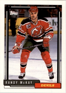 Hokejová karta Randy McKay Topps 1992-93 řadová č. 106