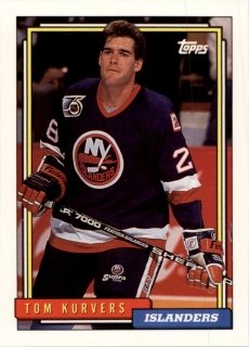 Hokejová karta Tom Kurvers Topps 1992-93 řadová č. 118