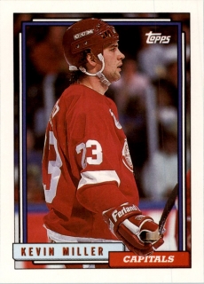 Hokejová karta Kevin Miller Topps 1992-93 řadová č. 129