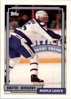 Hokejová karta Dmitri Mironov Topps 1992-93 řadová č. 144