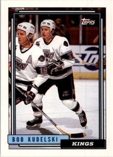 Hokejová karta Bob Kudelski Topps 1992-93 řadová č. 145