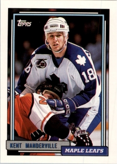 Hokejová karta Kent Manderville Topps 1992-93 řadová č. 148