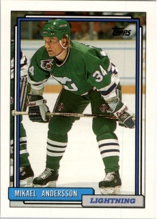 Hokejová karta Mikael Andersson Topps 1992-93 řadová č. 151