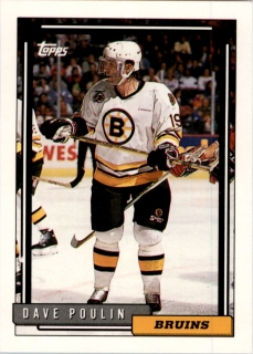 Hokejová karta Dave Poulin Topps 1992-93 řadová č. 155