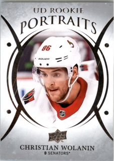 Hokejová karta Christian Wolanin UD Series 1 2018-19 Rookie UD Portraits č.P-59