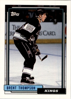 Hokejová karta Brent Thompson Topps 1992-93 řadová č. 161
