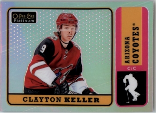 Hokejová karta Clayton Keller OPC Platinum 2018-19 Retro č. R-49