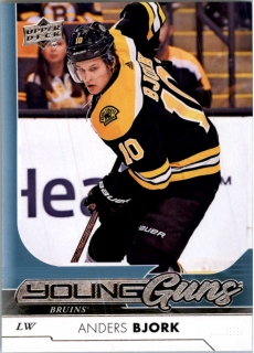 Hokejová karta Anders Bjork UD Series 1 2017-18 Young Guns č. 203