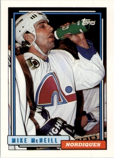 Hokejová karta Mike McNeill Topps 1992-93 řadová č. 166