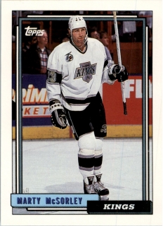 Hokejová karta Marty McSorley Topps 1992-93 řadová č. 171