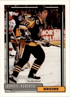 Hokejová karta Gordie Roberts Topps 1992-93 řadová č. 176