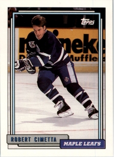 Hokejová karta Robert Cimetta Topps 1992-93 řadová č. 181